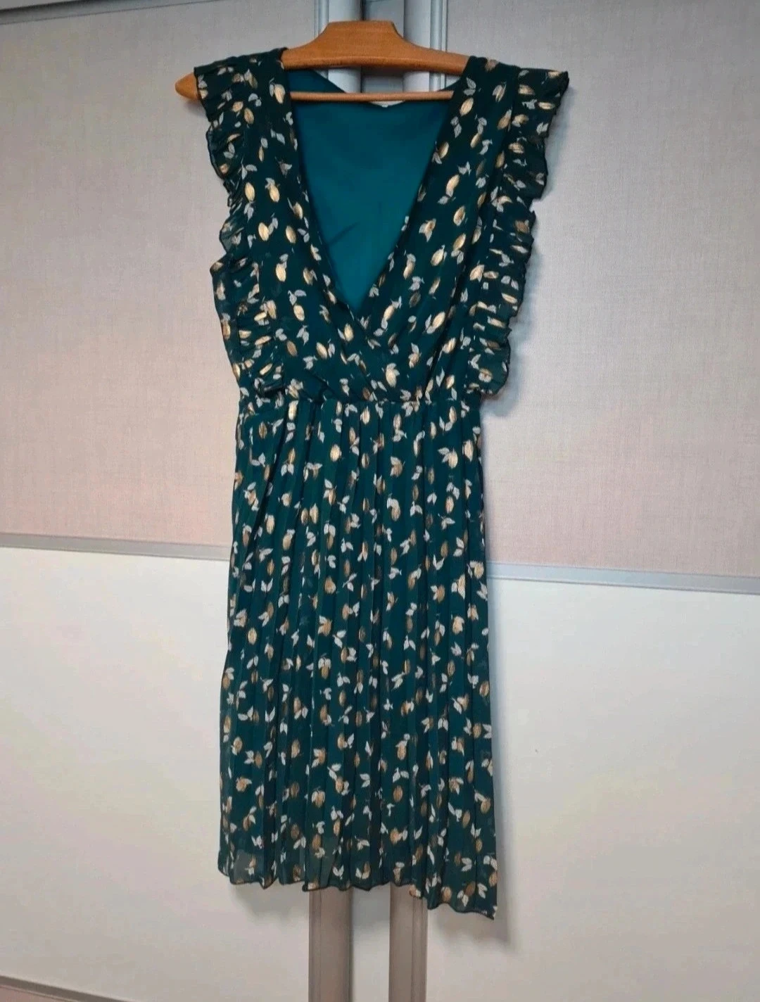 Green and gold dress size 42 – photo 2